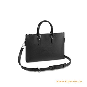 Great Quality Anton Soft Briefcase Taiga Cowhide Leather