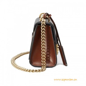 Great Quality Padlock Small Shoulder Leather Bag