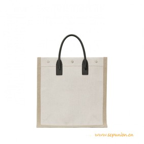Great Quality Rive Gauche Shopping Bag in Linen and Cotton