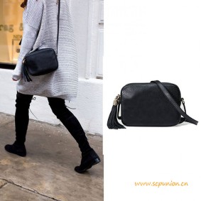 Great Quality Shoulder Small Leather Disco Bag