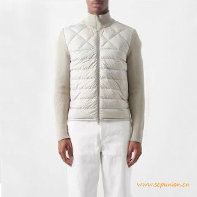 Great Quality Suede Down Knit Cardigan for Men