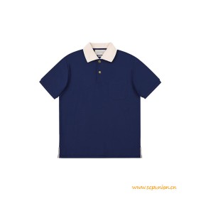 Great Quality Stretch Cotton Piquet Polo Collar Shirt